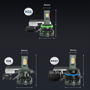 Xe Led Đèn Pha H7 H4 H3 H11 9005 9006 CANBUS đầu đèn công suất cao đôi đồng Fan làm mát 100 Walt 11000lm - Product Image 5