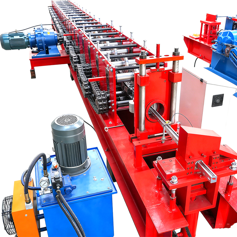 PLC controlled Solar Mounting System Production
