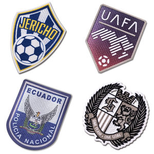 カスタムデザインフットボールクラブ名ラベル3Dフロック熱伝達パッチ衣類用バッジに鉄 - Product Image 6