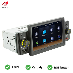 Venta al por mayor 5 ''Single Din Dashboard GPS CarPlay <span class=keywords><strong>MP5</strong></span> <span class=keywords><strong>Reproductor</strong></span> estéreo con inalámbrico Android Auto Radio Conexión USB 1 año de garantía - Product Image 2