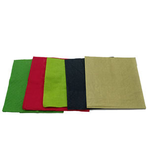 Serviettes de table jetables personnalisées 2 plis, 8 plis, couleur unie, en pâte de bois vierge, avec logo personnalisé, pour restaurants, hôtels, fêtes - Product Image 5