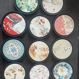 ถาดน้ำชาพอร์ซเลนสร้างสรรค์ทรงสี่เหลี่ยมดูดซับน้ำได้สำหรับชุดน้ำชายามบ่ายสไตล์จีนชุดน้ำชากังฟูต้นกำเนิดจากเจียงซู - Product Image 4