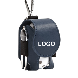 Dericsson, venta al por mayor, bolsa de pelota de Golf de cuero PU, soporte personalizado, bolsa de riñonera para pelota de Golf - Product Image 1