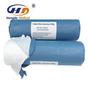 ISO CE diakui 100% kapas murni Roll penyerap kapas bedah medis kapas wol - Product Image 3