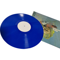 Disque vinyle bleu foncé de 7, 10, 12 pouces