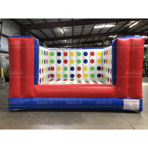 Équipe géante 3D pour adultes et enfants, jeu de fête, activité interactive et amusante, jeu de torsion gonflable sur le mur avec plateau à vendre - Product Image 4