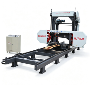 <b>CNC</b> Controlled Horizontal Band Sawmill Precise Timber <b>Cutting</b> <b>Machine</b> 4500mm Log Length Wood Slab & Square Lumber <b>Cutting</b> Equipm - Product Image 1