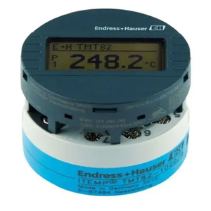 เครื่องส่งสัญญาณอุณหภูมิแบบสองช่องสัญญาณ E+H Endress+Hauser TMT82, โปรโตคอล PROFINET PA, ช่องสัญญาณอินพุต RTD/TC แบบยูนิเวอร์แซลสองช่องสัญญาณ Endress+H - Product Image 1