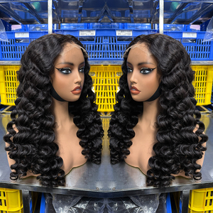 Pelucas de Cabello Vietnamita Sin Pegamento 5x5, Ondas Sueltas, Cabello Virgen con Cutícula Alineada, Doble Trama, Proveedor Mayorista de Materia Prima de Vietnam - Product Image 4