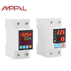单相交流数字显示自动电压调节器 40A 63A 220V DIN 导轨式可调过压/欠压保护器 - Product Image 3