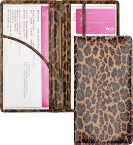 <span class=keywords><strong>Porte</strong></span>-documents de <span class=keywords><strong>voiture</strong></span> en cuir PU imprimé léopard personnalisé pour permis et assurance, organisateur de boîte à gants de véhicule, <span class=keywords><strong>porte</strong></span>-cartes pour <span class=keywords><strong>femme</strong></span> - Product Image 1