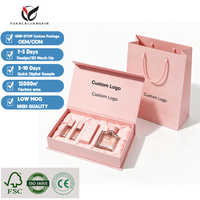 Boîte de parfum personnalisée pour femmes, imprimée sur mesure, en papier recyclé, avec sac en papier de luxe, best-seller