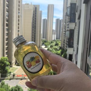 Bouteille de boisson en plastique sans BPA de 300 ml/500 ml avec couvercle en aluminium <span class=keywords><strong>Boston</strong></span> Round, plastique de qualité alimentaire pour thé au lait, jus, soda - Product Image 3