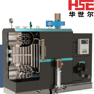 Chaudière à vapeur à biomasse à alimentation automatique de copeaux de bois, générateur de vapeur horizontal à deux passages, chaudière multi-combustibles bois et granulés - Product Image 6