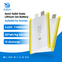 Batterie de poche 3,65 V 11 Ah, batterie au lithium polymère, 11 000 mAh, batteries à l'état solide, batterie NMC 3,7 V pour drone agricole