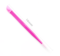Pincettes à ongles à double extrémité en silicone avec autocollants pour ongles en strass pour outils de manucure