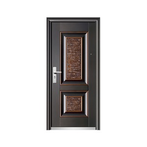 Porte d'entrée minimaliste en fer Sofia SFL-011, anti-effraction, battante, manuelle - Product Image 2