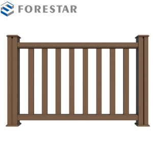 Nouvelle <span class=keywords><strong>terrasse</strong></span> en composite bois-plastique, rampes d'escalier utilisées, designs de rampes de <span class=keywords><strong>terrasse</strong></span>, <span class=keywords><strong>garde</strong></span>-<span class=keywords><strong>corps</strong></span> de balcon en WPC - Product Image 2