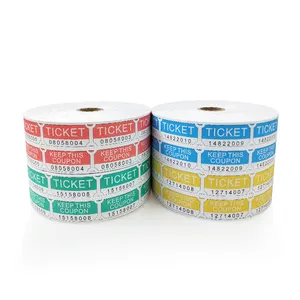 2000 biglietti un rotolo Doppio Biglietti Della Lotteria Consecutivamente Numerati Doppio Biglietto Rotolo - Product Image 1