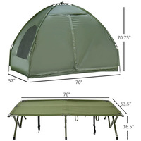 Venta Directa de Fábrica de Tienda de Campaña Plegable Impermeable para una Persona, Especialmente Diseñada para Senderismo y Camping