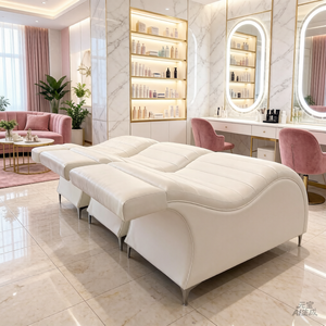 Luxury Modern Wood Salon & Spa Furniture Massage Table S Shaped Durable Commercial Use - Product Image 1