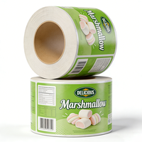 Rouleau de film laminé PE soufflé à chaud pour bonbons, qualité alimentaire, imperméable, imprimé sur mesure, emballage protecteur