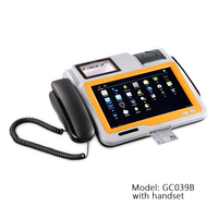 Terminal de point de vente pour tablette de routage sans fil de 10.1 pouces avec imprimante thermique Machine de point de vente de facturation de bureau Lecteur de code QR matériel de point de vente
