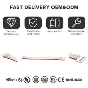 Ensemble de faisceaux de câblage professionnels avec câbles plats et connecteurs IDC pour panneaux de commande industriels et systèmes d'interface API - Product Image 4