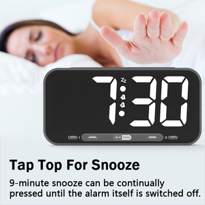 Factory <strong>LED</strong> <strong>Display</strong> 2USB Port 2Alarm Easy to Read Despertador <strong>Digital</strong> Wekker Digitaal Reveil Numerique Wecker - Product Image 3
