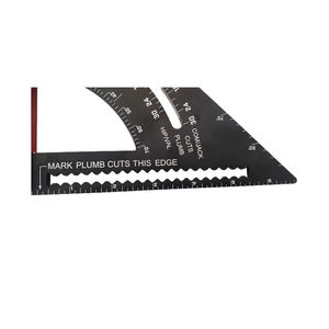 Outil de menuiserie règle coulissante, outil de bricolage du bois règle coulissante de positionnement de la plaque en triangle vitesse du charpentier carré <span class=keywords><strong>réglable</strong></span> - Product Image 6