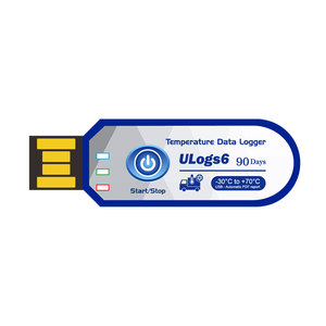 Registratore di Dati di Temperatura USB Monouso per 60 Giorni con Generatore Automatico di Report PDF, Impermeabile IP67 per Prodotti Refrigerati - Product Image 1