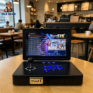 Портативная игровая приставка Pandora Box Saga DX2 с 26800 играми, 14-дюймовым HD LCD-экраном и 3D-эффектами, в стиле кейса - Product Image 2