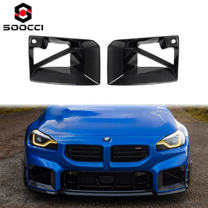 Rejilla de Ventilación Delantera Estilo MP de Fibra de Carbono Seca para BMW G87 M2 Coupé <span class=keywords><strong>2023</strong></span>+, Divisor, Entradas de Aire Delanteras, Conductos, Alerón, Parachoques - Product Image 1