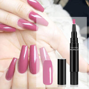 कील पेन पोलिश 1 में 3 कील जेल चित्रकारी वार्निश कलम एक कदम नेल पॉलिश कलम - Product Image 2