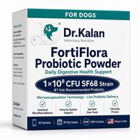 Dr.Kalan 30 Sachets à dose unique Enterococcus Faecium SF68 Poudre Probiotique pour Chiens Contre la Diarrhée Digestive et pour le Système Immunitaire, Marque Privée OEM