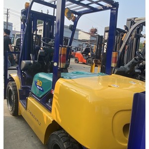 Hot Sale <b>Used</b> Second-hand Diesel Forklift Earth-moving Machinery KOMATSU FD30 with Three Stage Mast for Sale - Product Image 4