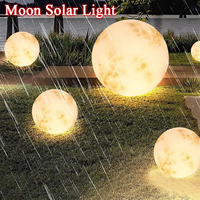 Lampe lunaire LED moderne RGB, lumière solaire de jardin, IP65 étanche, globe décoratif pour pelouse extérieure, lumière planétaire