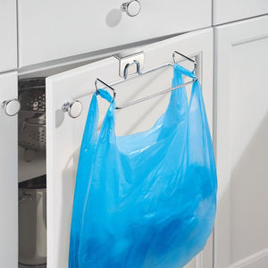 Estante de <span class=keywords><strong>basura</strong></span> para cocina, soporte de acero inoxidable para <span class=keywords><strong>puerta</strong></span> de <span class=keywords><strong>armario</strong></span>, bolsas de <span class=keywords><strong>basura</strong></span> - Product Image 3
