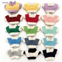 Pakaian Boneka Plush Sweater dengan Cetak Logo Kustom Isian Kapas PP Unisex 14+ Tahun 10-15cm