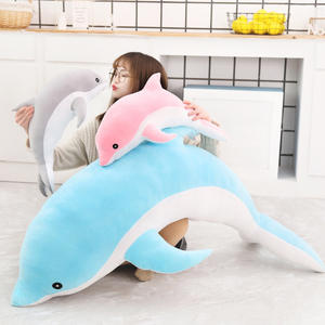 Grand <span class=keywords><strong>dauphin</strong></span> poupée en peluche mignon doux confortable en peluche cadeau jeter oreiller jouet Anime jouets en peluche - Product Image 4
