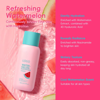 XM Usine Personnalisé Pastèque Niacinamide Toner Haute Qualité OEM ODM Énorme Vente LOGO Hydratant Naturel Toner Pour Le Visage