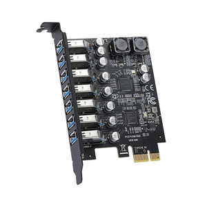 Tarjeta de Expansión PCE7USB-R05 USB3.2 GEN1, Tarjeta Adaptadora de Doble Puerto de 19 Pines, Tarjeta de Expansión con Adaptador de 7 Puertos D720201 - Product Image 2