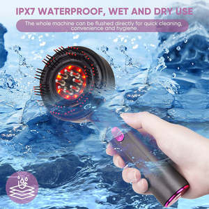 Masseur électrique sans fil pour cuir chevelier, brosse à cheveux portable, distributeur d'huile capillaire, peigne pour cuir chevelier pratique, haute qualité, OEM/ODM disponible - Product Image 4