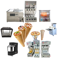 Chine Petite Grande Machine Manuelle à Pizza Cône Snack Rotatif en Forme de Meilleur Prix avec Four Technologie Vente en Gros Philippines