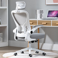 2024 mobilier de bureau moderne accoudoir confortable chaise de bureau ergonomique en maille pivotante réglable avec support de tête
