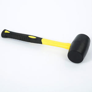 Other <b>Rubber</b> Mallet 400g 750g Plastic Coated Handle Durable Tile <b>Flooring</b> Hammer Renovation Tool - Product Image 1