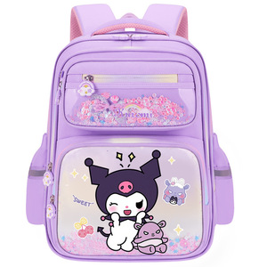 Mochila Escolar <span class=keywords><strong>de</strong></span> Estilo Nuevo para Niñas <span class=keywords><strong>de</strong></span> Primaria, Grados 1-6, Gran Capacidad, Linda, Ligera, <span class=keywords><strong>de</strong></span> Nailon, con Dibujos Animados - Product Image 6