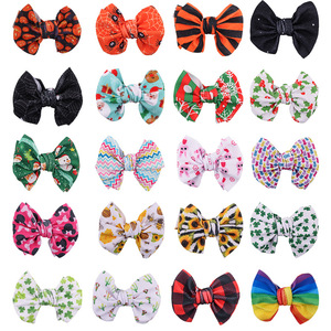 Tissu gaufré cheveux arcs Alligator pinces à cheveux pour <span class=keywords><strong>petites</strong></span> filles <span class=keywords><strong>écolières</strong></span> enfants photographique bricolage cheveux accessoires - Product Image 2