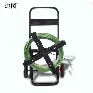 Chariot à bobines de cerclage réglable Ditu, type à poussée manuelle, pour matériaux PET, PP, acier, plastique et papier - Product Image 5