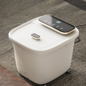 Folding Foot <b>Bath</b> Tub With Constant Temperature Heating Automatic Massage For Home Use White FH638 - Product Image 1